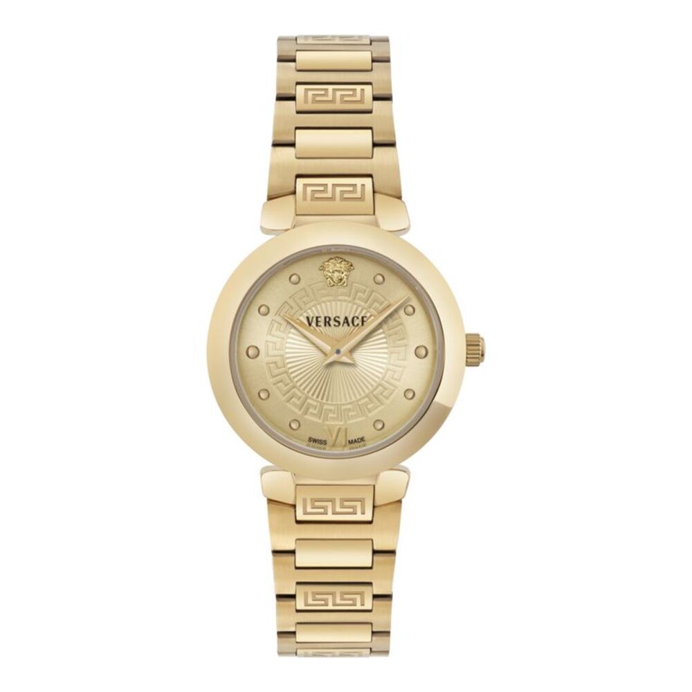 Versace Daphnis Bracelet Watch Gold Womens